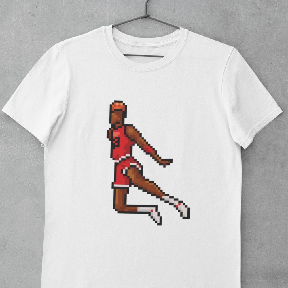 1988 Dunk Contest Shirt, 8bit Jordan, Retro 3